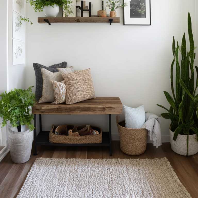 Small Entryway Bench